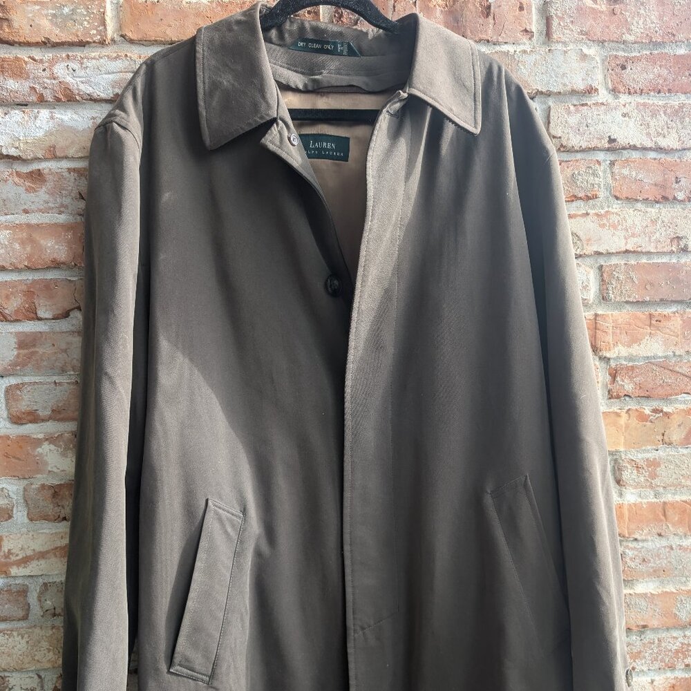 Ralph Lauren Dress Coat Removalable Wool Blend Liner